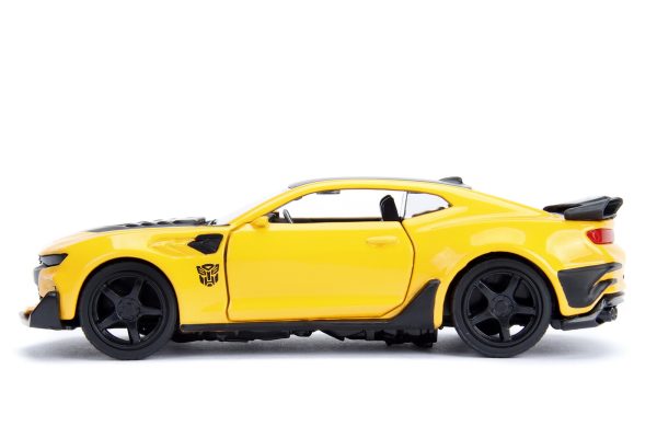 MASINUTA METALICA TRANSFORMERS 2016 CHEVY CAMARO SCARA 1 LA 32 - imagine 3