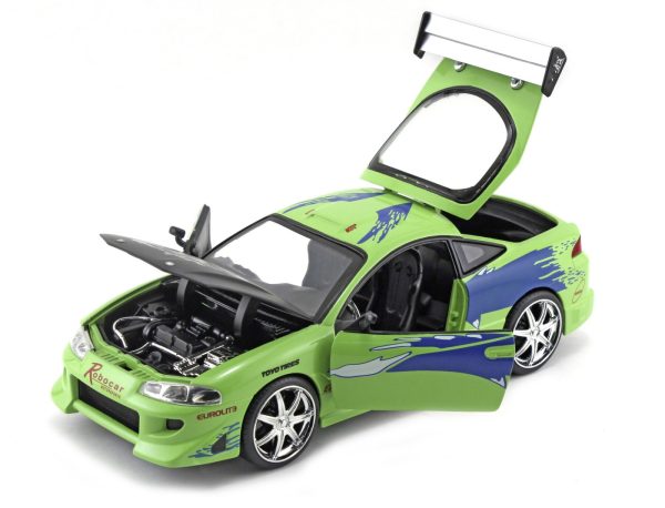 JADA FAST & FURIOUS MASINUTA METALICA MITSUBISHI ECLIPSE SCARA 1:24 - imagine 3