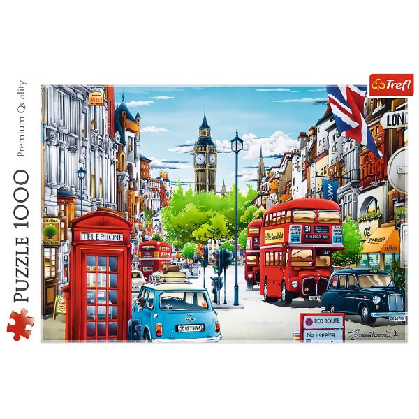 PUZZLE TREFL 1000 STRADA IN LONDRA - imagine 3