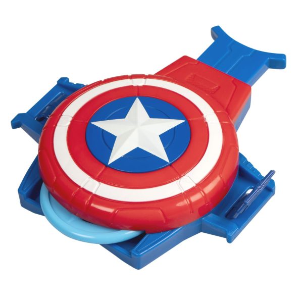 SPIDERMAN MARVEL ARMA SUPEREROU DISC BLASTER CAPTAIN AMERICA - imagine 3