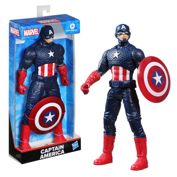 MARVEL AVENGERS FIGURINA CAPTAIN AMERICA ALBASTRU INCHIS 24CM - imagine 3