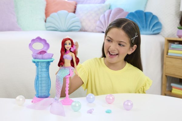 DISNEY PRINCESS PAPUSA ARIEL SI MASUTA DE MACHIAJ CU SURPRIZE - imagine 4