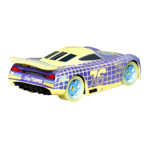 CARS GLOW RACERS MASINUTA METALICA WILL RUSCH 1:55 - imagine 3