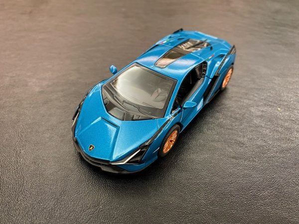 MASINUTA METALICA LAMBORGHINI SIAN 13CM SCARA 1 LA 40 - imagine 4