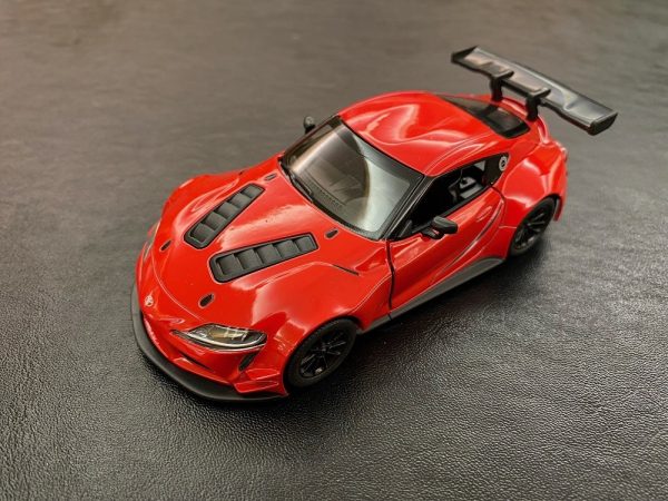 MASINUTA METALICA TOYOTA GR SUPRA 13CM SCARA 1 LA 36 - imagine 4