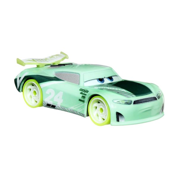 CARS GLOW RACERS MASINUTA METALICA CHASE RACELOTT 1:55 - imagine 4