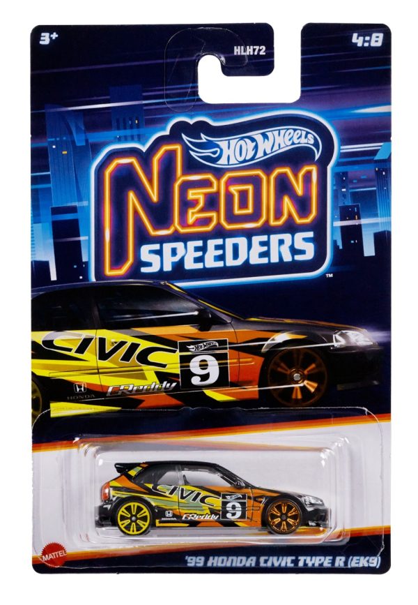 HOT WHEELS MASINUTA METALICA NEON SCARA 1:64 - imagine 4