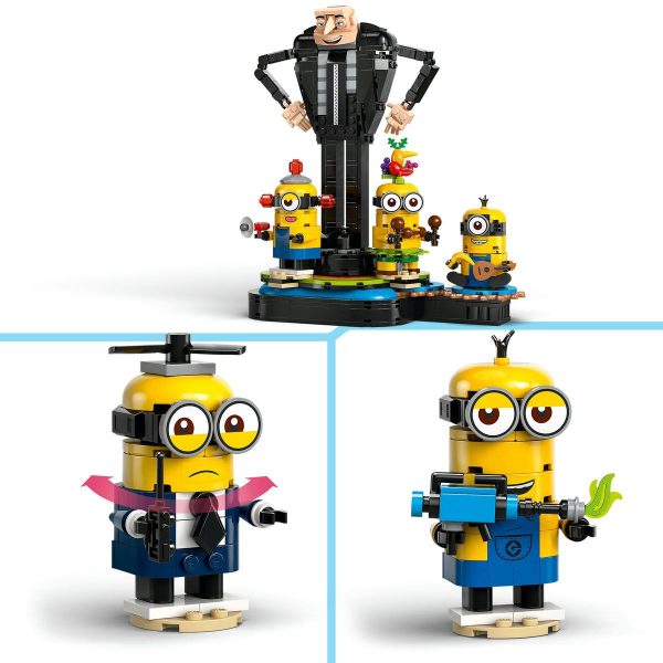 LEGO DESPICABLE ME4 GRU SI MINIONII DIN CARAMIZI 75582 - imagine 4