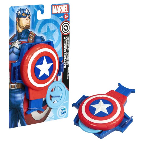 SPIDERMAN MARVEL ARMA SUPEREROU DISC BLASTER CAPTAIN AMERICA - imagine 4