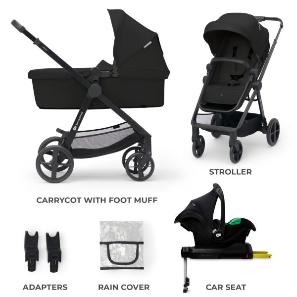 CARUCIOR KINDERKRAFT NEWLY, 4 IN 1, CLASSIC BLACK - imagine 4