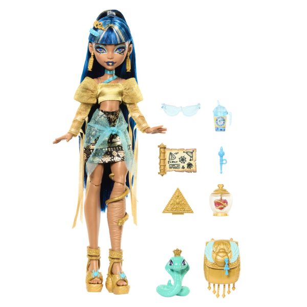 MONSTER HIGH PAPUSA CLEO DENILE SI COBRA HISSETTE - imagine 4