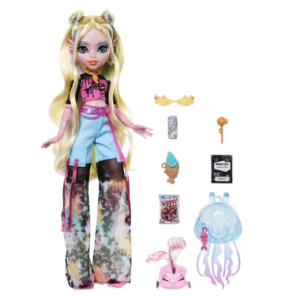 MONSTER HIGH PAPUSA LAGOONA BLUE SI PESTISORUL NEPTUNA - imagine 4