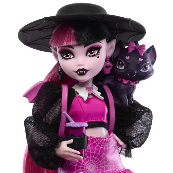 MONSTER HIGH PAPUSA DRACULAURA SI ANIMALUTUL COUNT FABULOUS - imagine 4