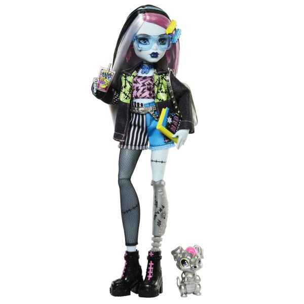 MONSTER HIGH PAPUSA FRANKIE STEIN SI ANIMALUT WATZIE - imagine 4