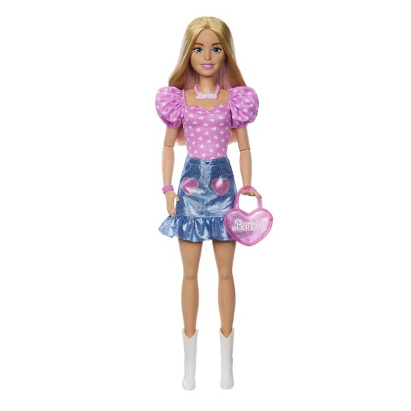 BARBIE PAPUSA BARBIE BLONDA 71CM - imagine 4