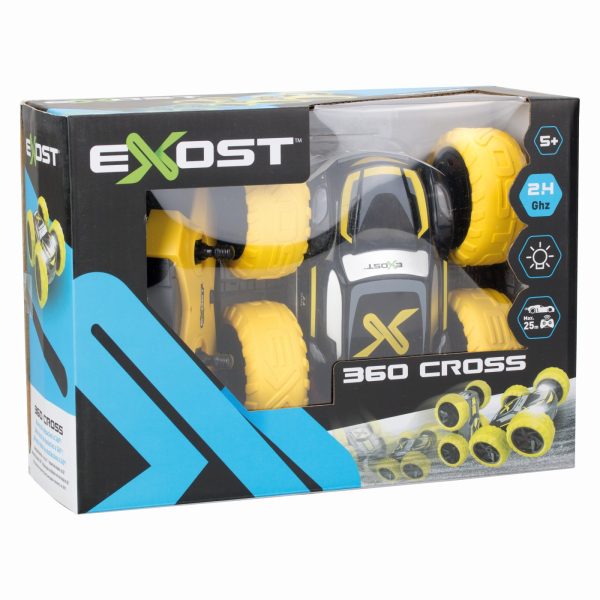 MASINA CU TELECOMANDA EXOST RC 1:18 360 CROSS LED - imagine 4