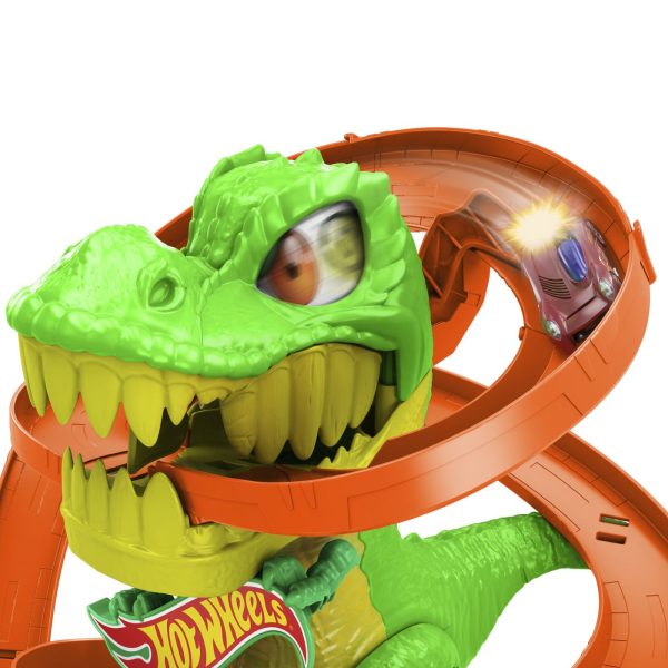 HOT WHEELS CITY SET STATIA DE POMPIERI SI BATALIA CU TREX - imagine 4