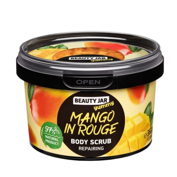 Scrub pentru corp reparator Yummy Mango in Rouge, 360 g