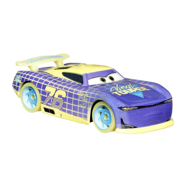 CARS GLOW RACERS MASINUTA METALICA WILL RUSCH 1:55 - imagine 4