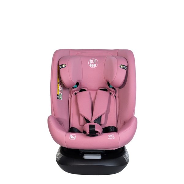 Scaun Auto Saphir DELUXE BUF BOOF iSIZE Purple cu Isofix pozitie somn 165 grade rotativ 360 grade 40-150 cm - imagine 9