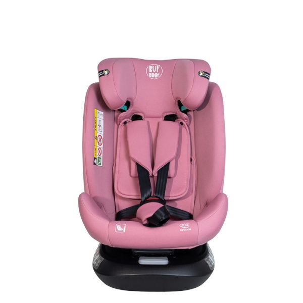 Scaun Auto Saphir DELUXE BUF BOOF iSIZE Purple cu Isofix pozitie somn 165 grade rotativ 360 grade 40-150 cm - imagine 6