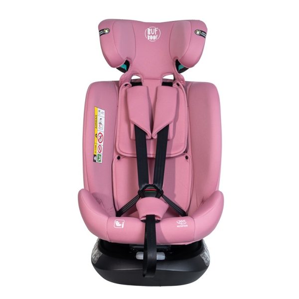 Scaun Auto Saphir DELUXE BUF BOOF iSIZE Purple cu Isofix pozitie somn 165 grade rotativ 360 grade 40-150 cm - imagine 5