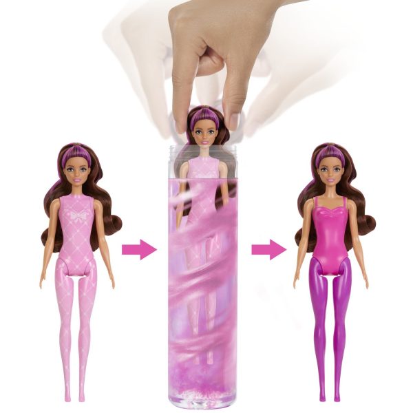 BARBIE PAPUSA BARBIE BALERINA COLOR REVEAL - imagine 4