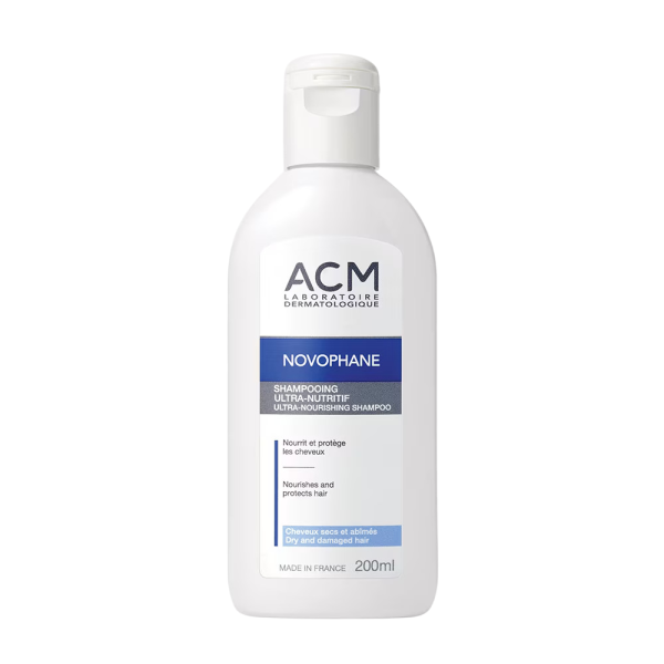 Laboratoire ACM, Novophane, Hair Shampoo, For Nourishing, 200 ml - Unisex