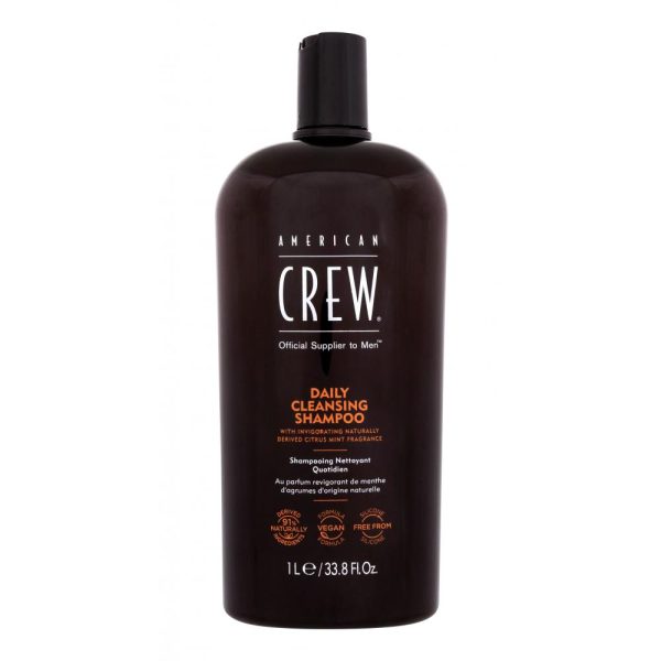 American Crew, Daily Cleansing, Hair Shampoo, For Revitalisation, 1000 ml - For Men