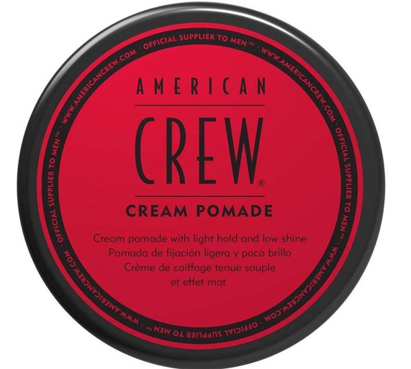 American Crew, Pomade, Glycerin, Hair Styling Cream, Medium Hold, 85 g - For Men