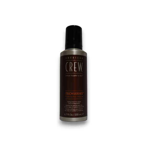 American Crew, TechSeries, Vegan, Hair Styling Foam, Texturizing, Light Hold, 200 ml - For Men