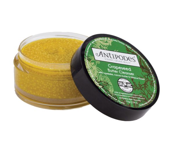 Antipodes, Grapeseed, Exfoliating, Cleansing Butter, For Face, 75 g - For Women