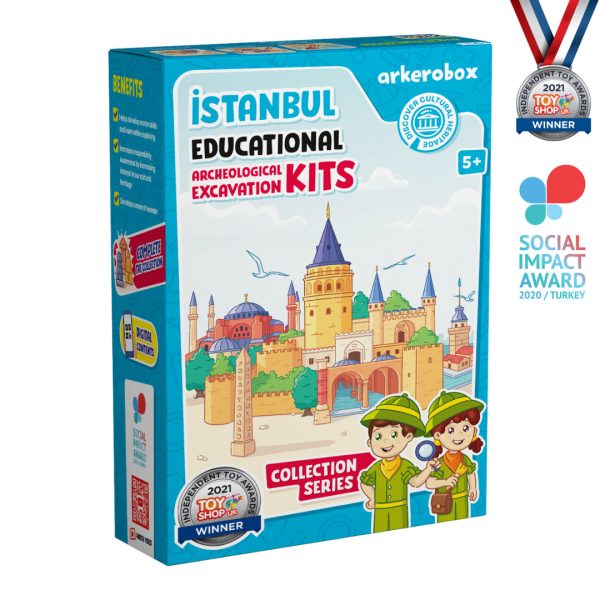 Arkerobox - Set arheologic educational si puzzle 3D, Istanbul, Turnul Galata - imagine 4