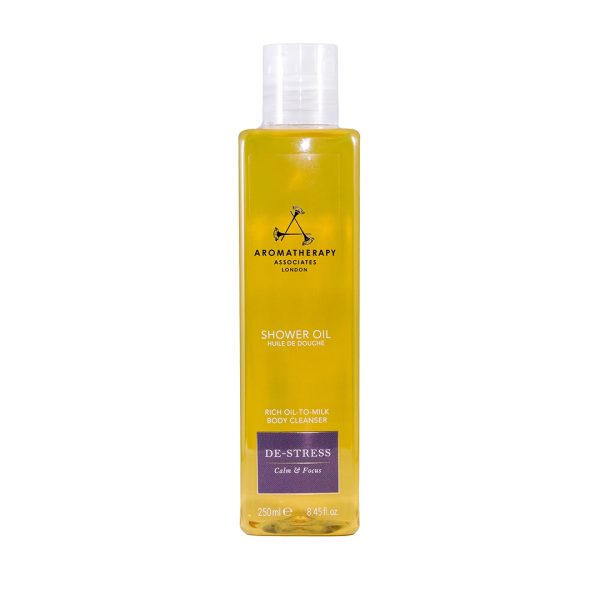 Aromatherapy Associates, De-Stress, Frankincense Essential Oil, Relaxing, Shower Oil, For All Skin Types, 250 ml - Unisex