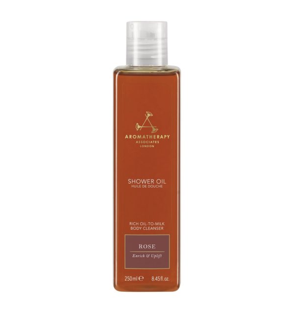 Aromatherapy Associates, Rose, Natural Essential Oils, Floral And Sweet, Cleansing and Hydrating, Shower Oil, For All Skin Types, 250 ml - For Women