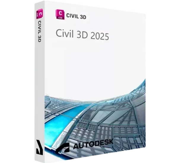 Autodesk Civil 3d 2022 - 2025, Full, 1 Utilizator, Windows Mac OS 1 An, 1 Dispozitiv, Comercial, 9789492250735