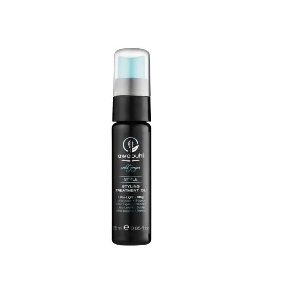 Awapuhi Wild Ginger By Paul Mitchell, Style, Paraben-Free, Hair Oil Treatment, Soft & Silky Texture, 25 ml - For Women