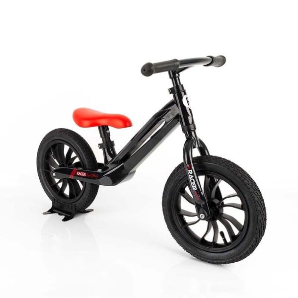 Balance bike Qplay Racer negru/rosu - imagine 2