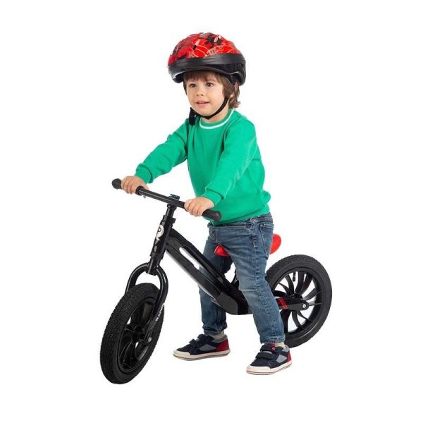 Balance bike Qplay Racer negru/rosu - imagine 3