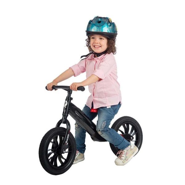 Balance bike Qplay Racer negru/rosu - imagine 4