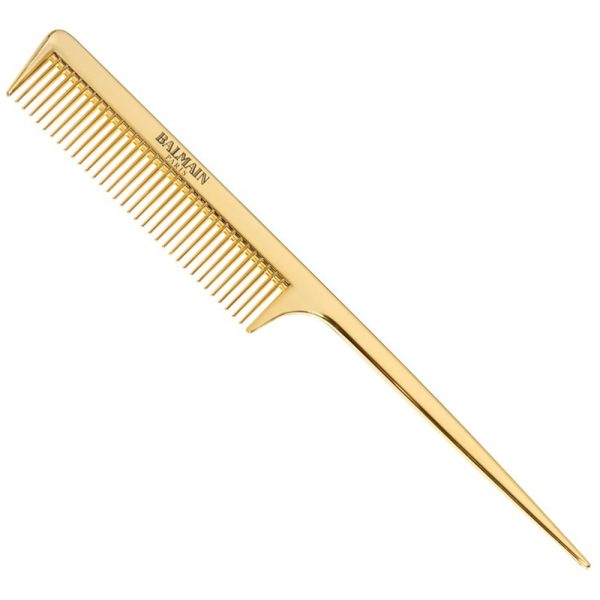 Balmain Professionnel, Balmain Professionnel, With Tail, Hair Plastic Comb, Golden, For Styling - For Women