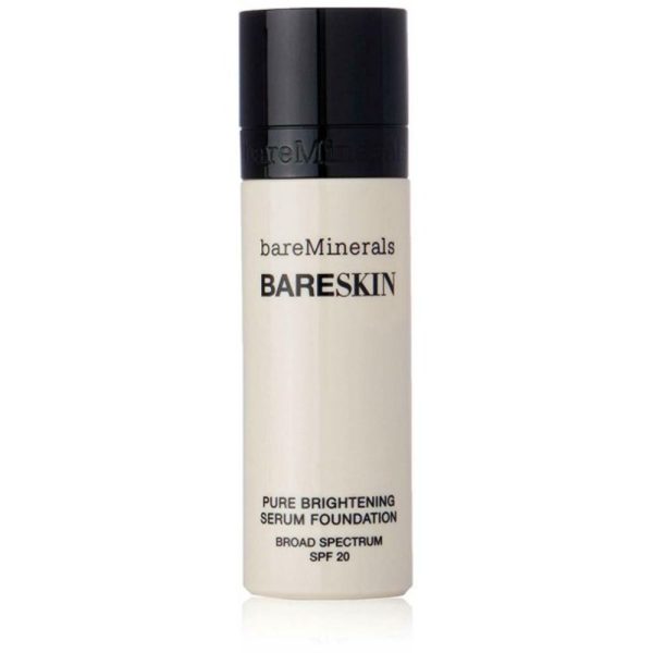 BareMinerals, BareSkin, Paraben-Free, Brightening, Serum Foundation, 01, Porcelain, SPF 20, 30 ml - For Women