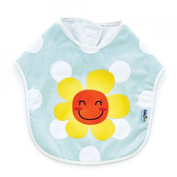 Baveta din bumbac BabyJem Dots (Culoare: Bleu) - imagine 2