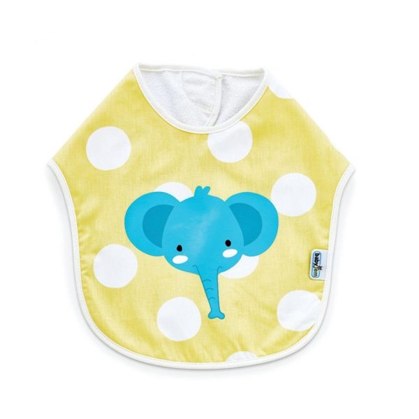 Baveta din bumbac BabyJem Dots (Culoare: Bleu) - imagine 3