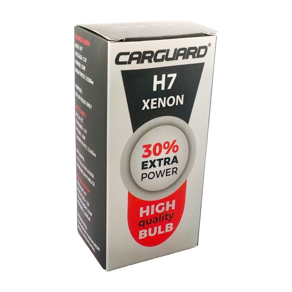 Bec Auto Xenon CARGUARD H7 6000K - imagine 2