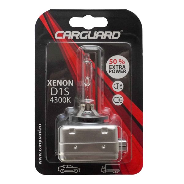 Bec Auto Xenon CARGUARD D1S 4300K - imagine 3