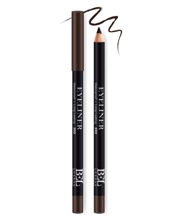 Bel London, BEL London, Hydrogenated Vegetable Oil, Waterproof, Contour, Gel Pencil Eyeliner, 202, 0.78 g - For Women