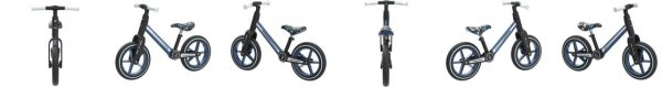 Bicicleta pliabila fara pedale Skiddou Ronny, Denim, Albastru - imagine 3