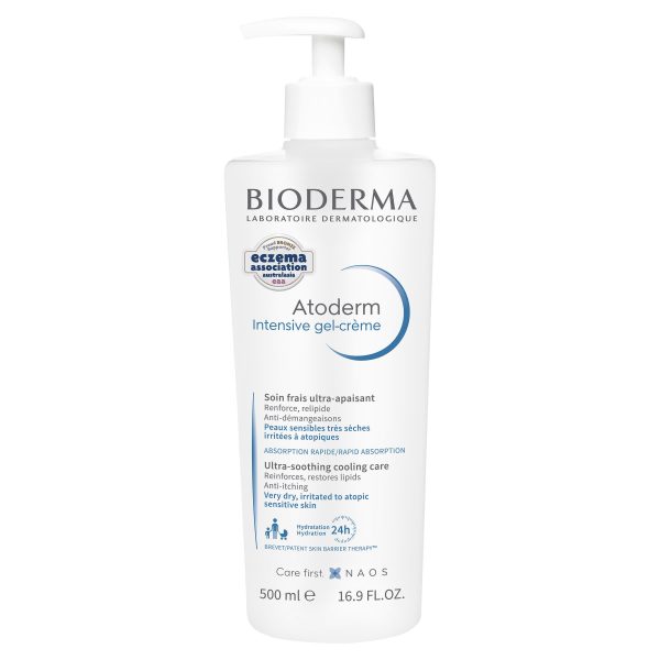 Bioderma, Atoderm Intensive, Ultra-Soothing, Gel Cream, For Face & Body, 500 ml - For Women