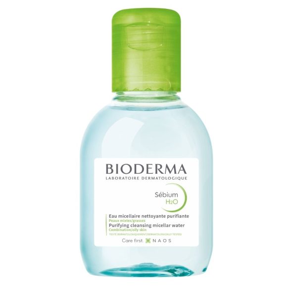 Bioderma, Sebium H2O, Paraben-Free, Cleansing, Micellar Water, For Oily/Blemished Combination Skin, 100 ml - For Women